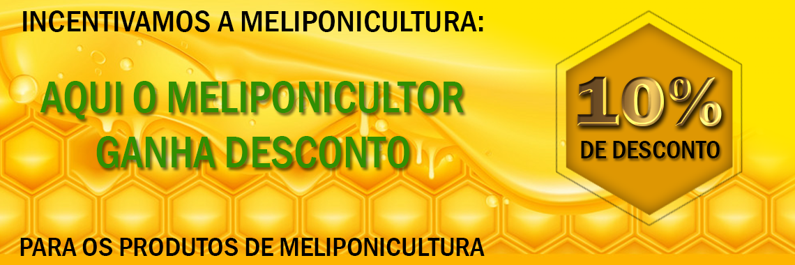 desconto para meliponicultor